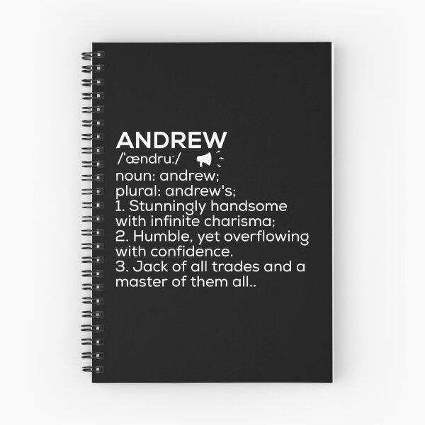 Artikelvorschau, Andrew Namensdefinition entworfen und verkauft von Teelogic.