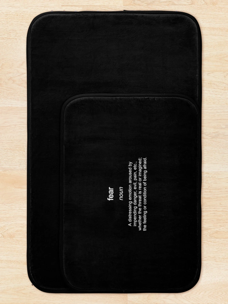 Thumbnail 5 of 6, Bath Mat, fear designed and sold by Rudolfsxd.