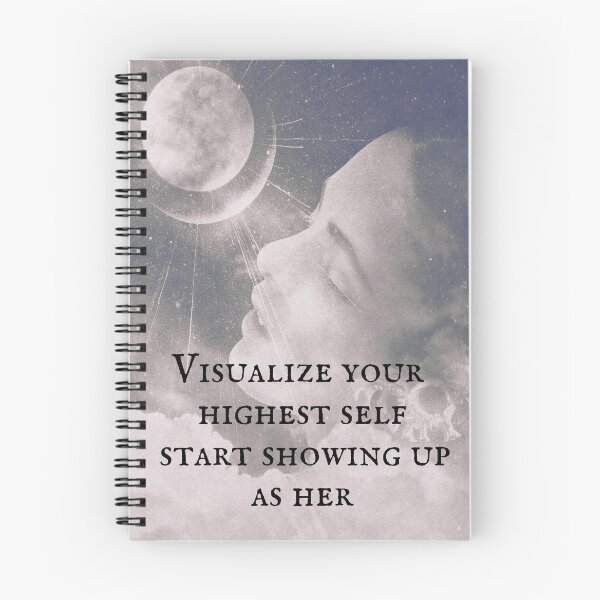 Item preview, Visualize your highest self and start showing up as her designed and sold by subtleday.