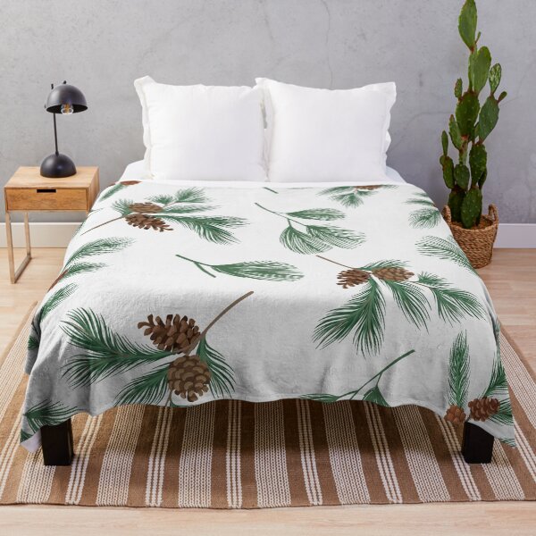 Item preview, Forest Pine branches with pinecones pattern designed and sold by KamTamDesigns11.