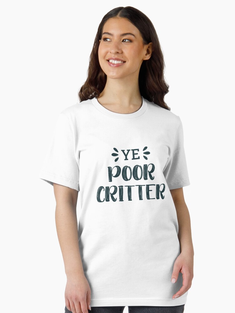Imagen 2 de 7, Camiseta esencial con la obra Ye Poor Critter (BG verde oscuro), diseñada y vendida por FilipeFerreira.