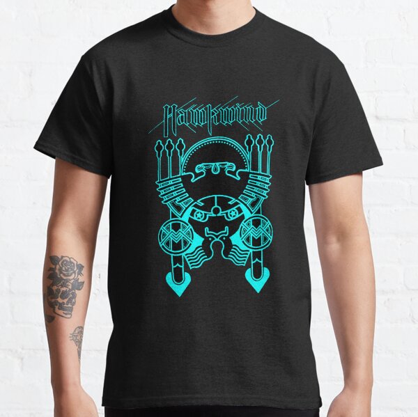 Hawkwind neue Logofarbe Classic T-Shirt