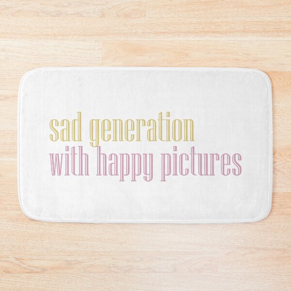 Item preview, sad generation with happy pictures t-shirts designed and sold by hellonitish.