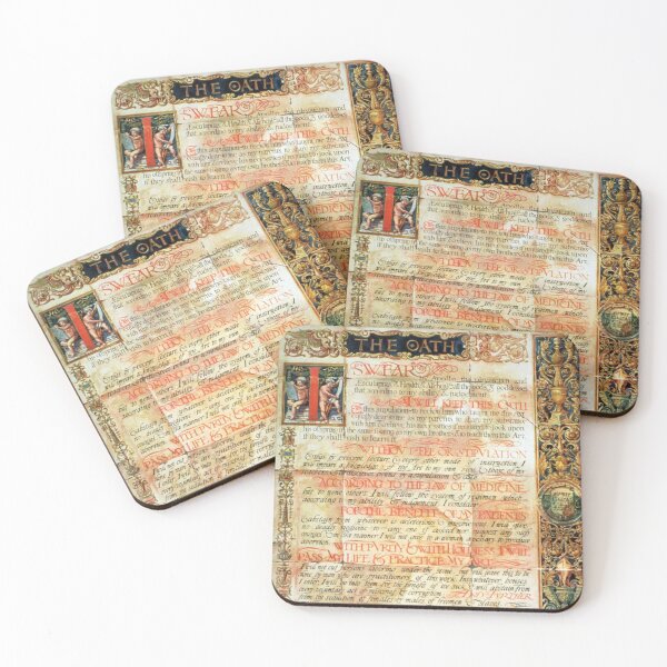 Item preview, Hippocratic Oath, International Code of Medical Ethics designed and sold by ScienceSource.