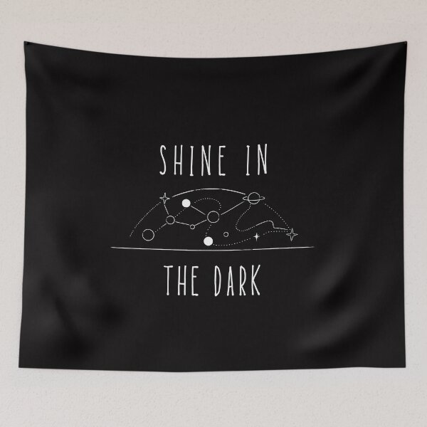 Item preview, Shine in the Dark Good Vibes Shirt Hope Love Faith Depression Cute Funny Gift Sarcastic Happy Fun Introvert Awkward Geek Hipster Silly Inspirational Motivational Birthday Present designed and sold by EpsilonEridani.