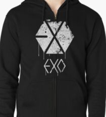 EXO GRUNGE SPRAYPAINT Kapuzenjacke