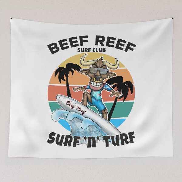 Item preview, My First Surfboard Funny Surfing Bull Summer Surf designed and sold by Status71.