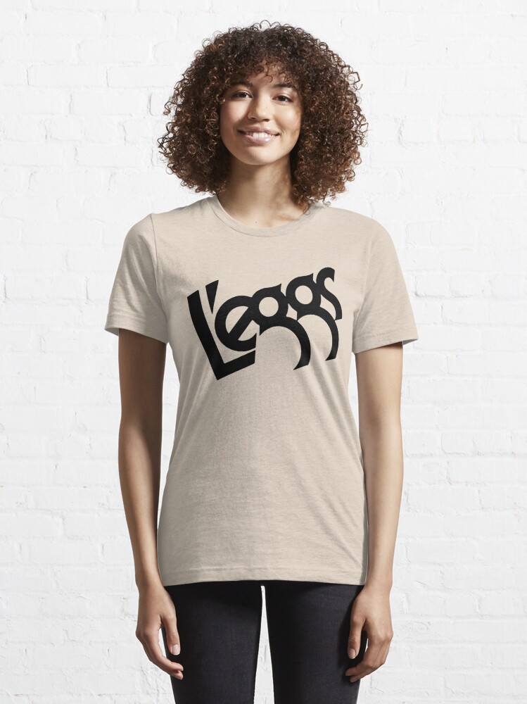 L'eggs Pantyhose Vintage Logo (black ink) Essential T-Shirt for Sale by  SaulsBoutique