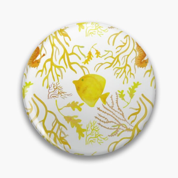 Item preview, Yellow fish pattern designed and sold by AgniArt.