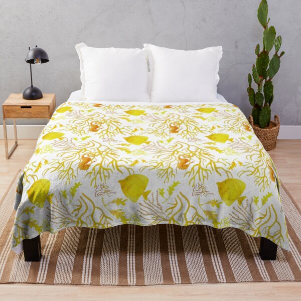 Item preview, Yellow fish pattern designed and sold by AgniArt.