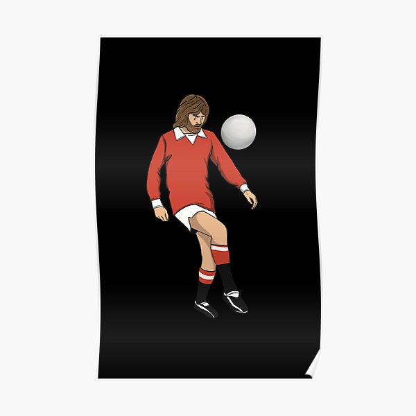 George Best Minimal Poster Football Print