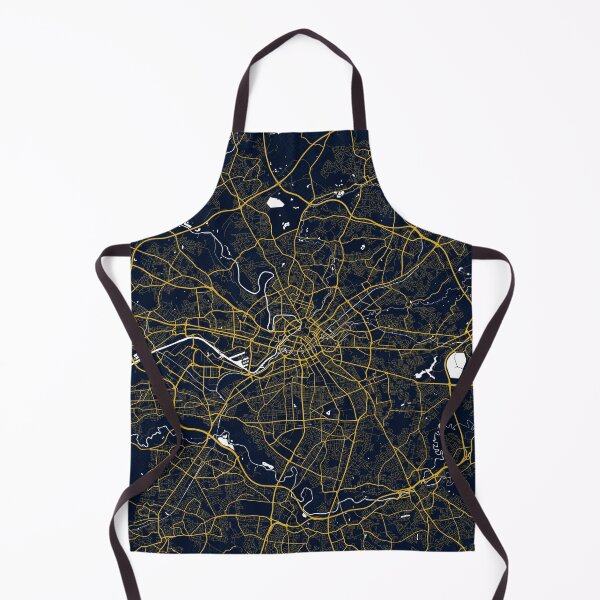 Item preview, Manchester City Map of England - Gold Art Deco designed and sold by deMAP.