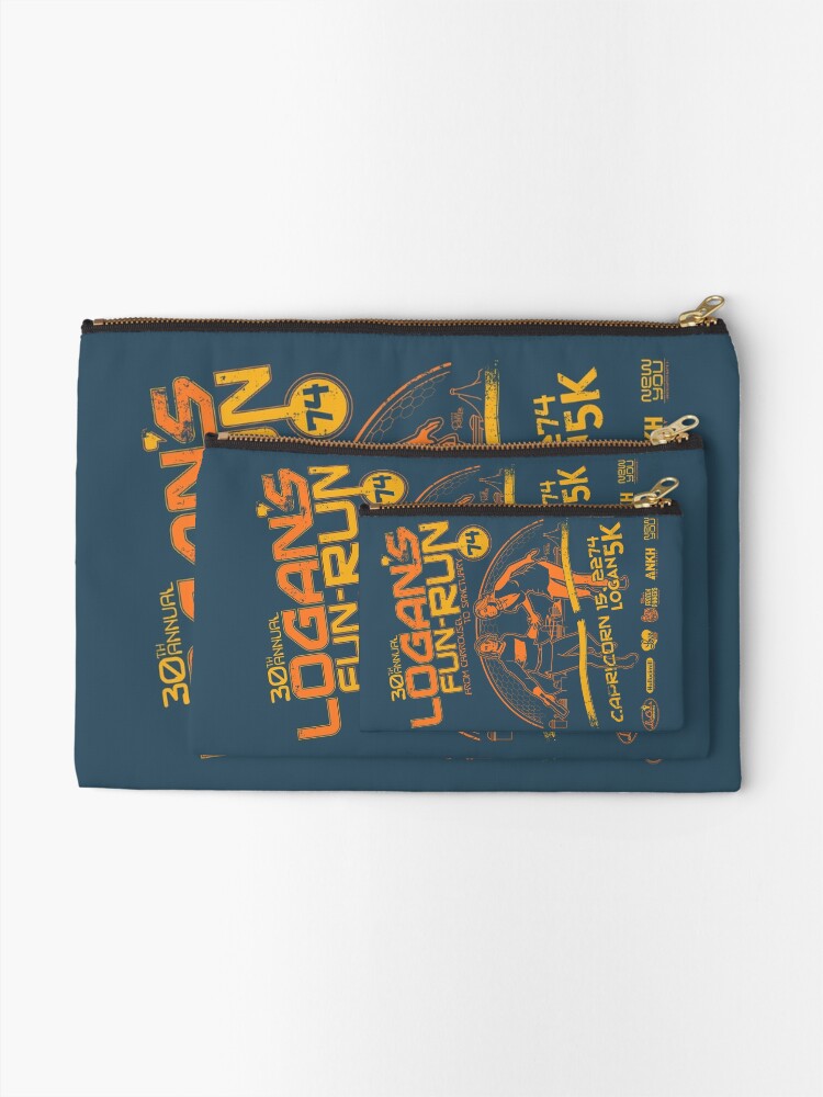 Alternate view of Logan's Fun-Run Zipper Pouch