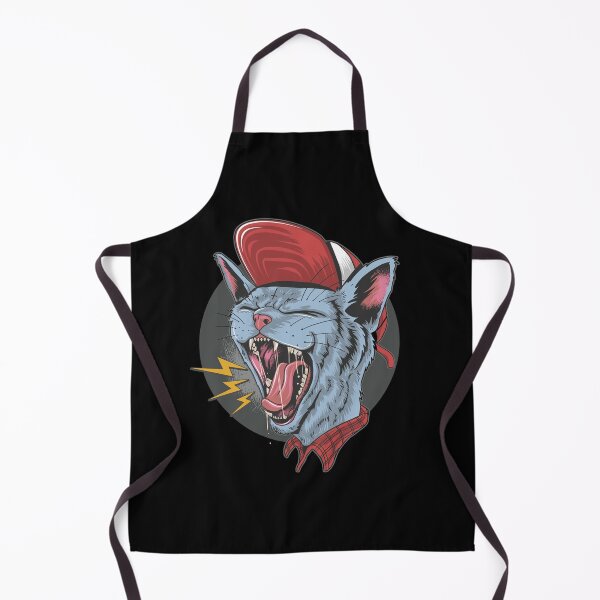 Item preview, CAT KITTY SCREAM OVER ROCK N ROLL PUNKER ARTWORK VERCTOR designed and sold by teemix.