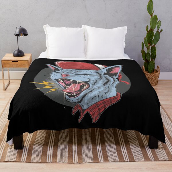 Item preview, CAT KITTY SCREAM OVER ROCK N ROLL PUNKER ARTWORK VERCTOR designed and sold by teemix.