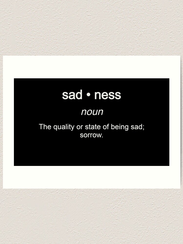 Thumbnail 1 of 3, Art Print, sadness designed and sold by Rudolfsxd.