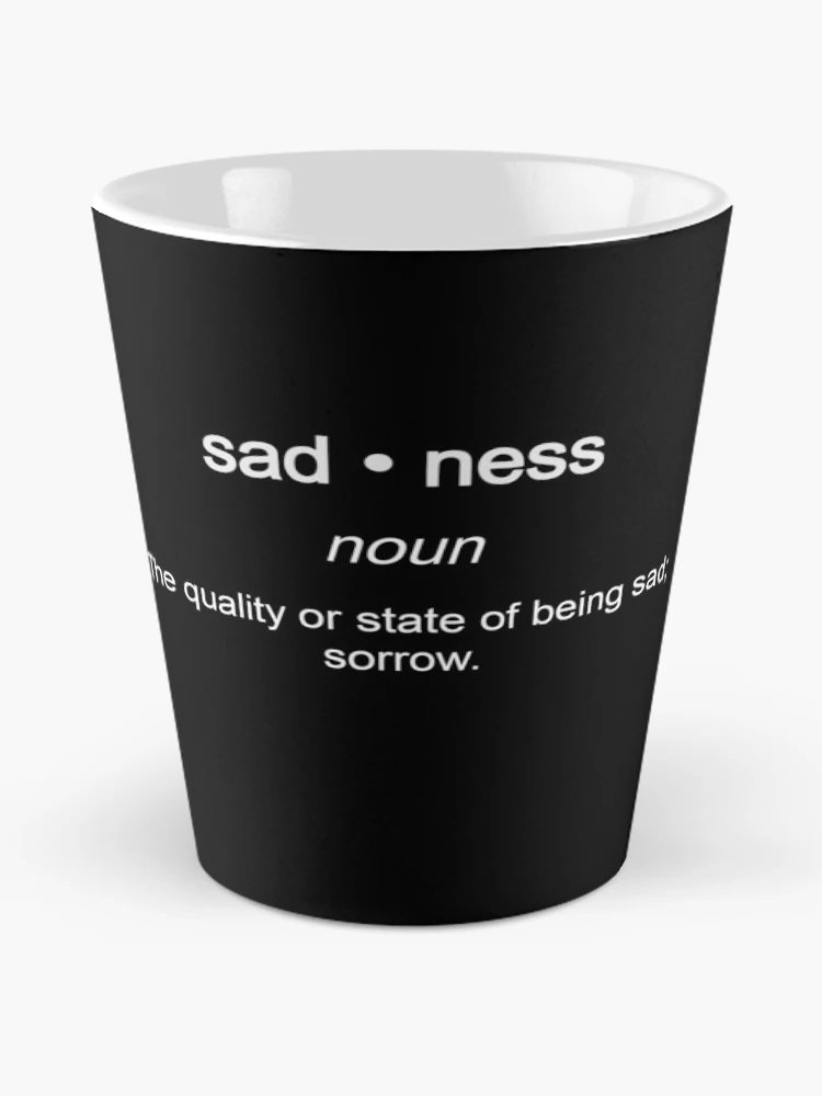 Aperçu 2 sur 4. Mug à café avec l'œuvre tristesse créée et vendue par Rudolfsxd.