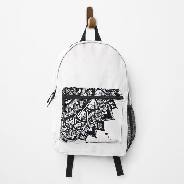 Item preview, Mandala flower black and white designed and sold by Jahnvi03.