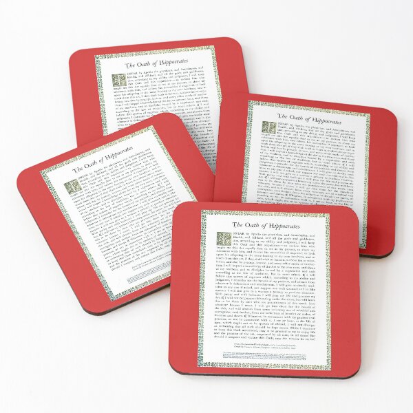 Item preview, Hippocratic Oath, International Code of Medical Ethics designed and sold by ScienceSource.