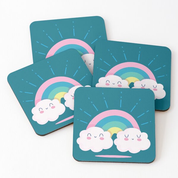 Item preview, Japanese Kawaii Cute Smiley Face - Rainbow Smiles designed and sold by crazycollective.