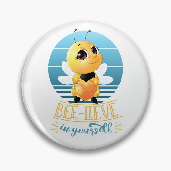 Item preview, Believe In Yourself - Just BEElieve | Bees pun designed and sold by Petra Becker.