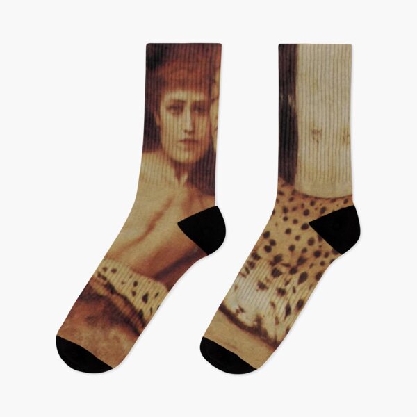Item preview, Painting of Les Caresses or Oedipus and The Sfinx by Fernand Khnopff designed and sold by ArtyMaster.