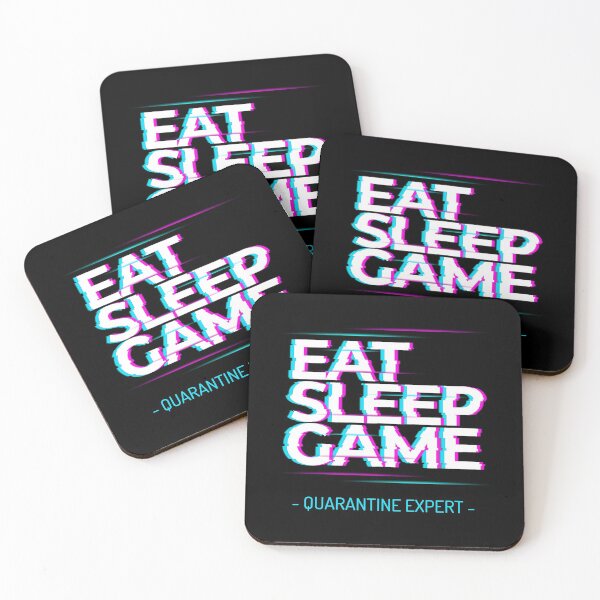 Item preview, EAT SLEEP GAME "QUARANTINE EXPERT" designed and sold by dope stuff.