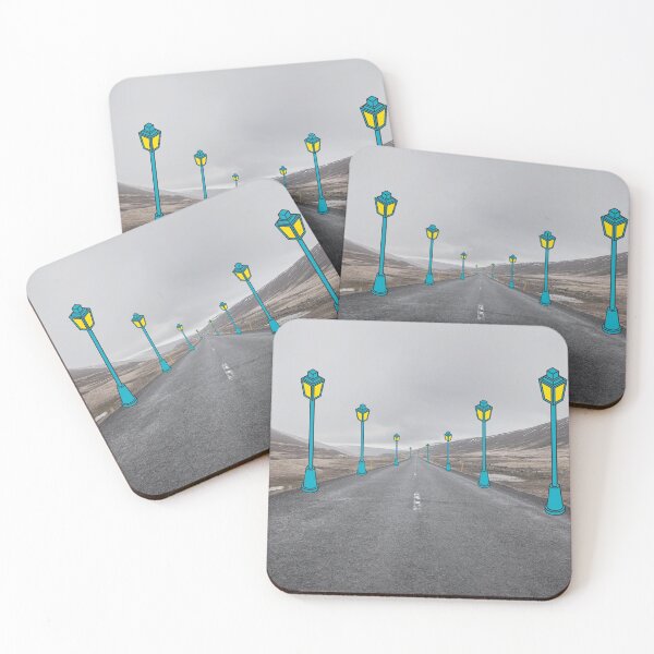 Item preview, Surreal Road with Lampposts designed and sold by Veriepear.