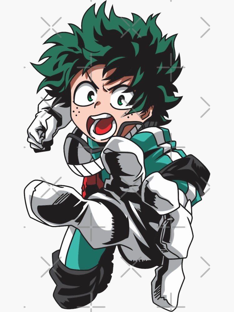 Deku My Hero Academia Sticker By Ketityd Redbubble