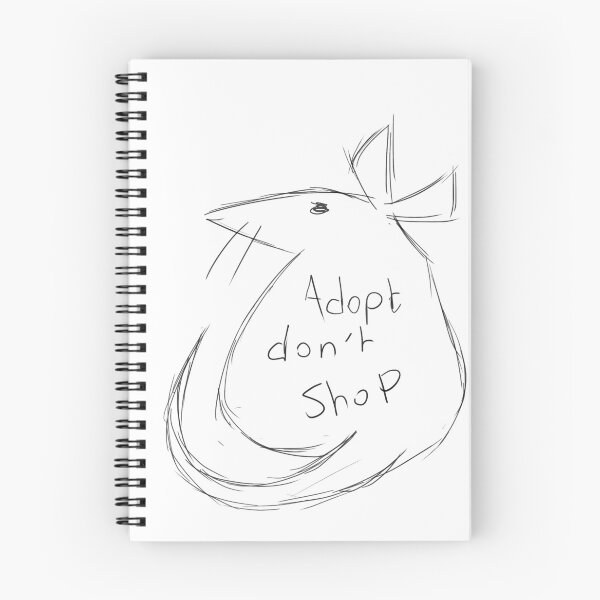 Item preview, Adopt Don't Shop  designed and sold by TheCritterCrew.