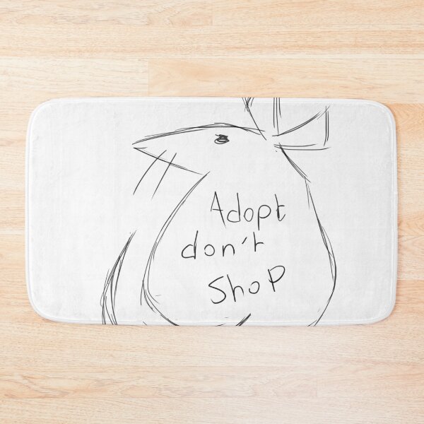 Item preview, Adopt Don't Shop  designed and sold by TheCritterCrew.