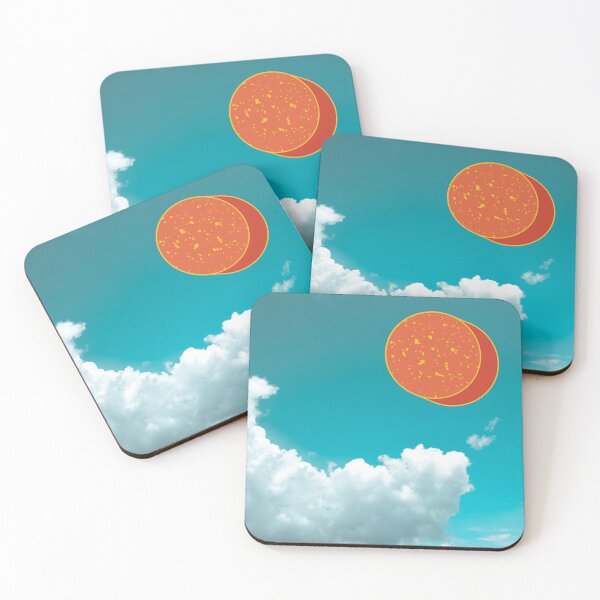 Item preview, Blue Sky with Orange Circle designed and sold by Veriepear.