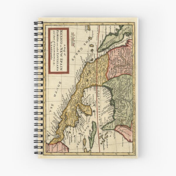 Item preview, Vintage Map of Mexico (1708) designed and sold by BravuraMedia.
