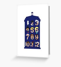 The Number Who Greeting Card