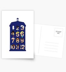 The Number Who Postcards