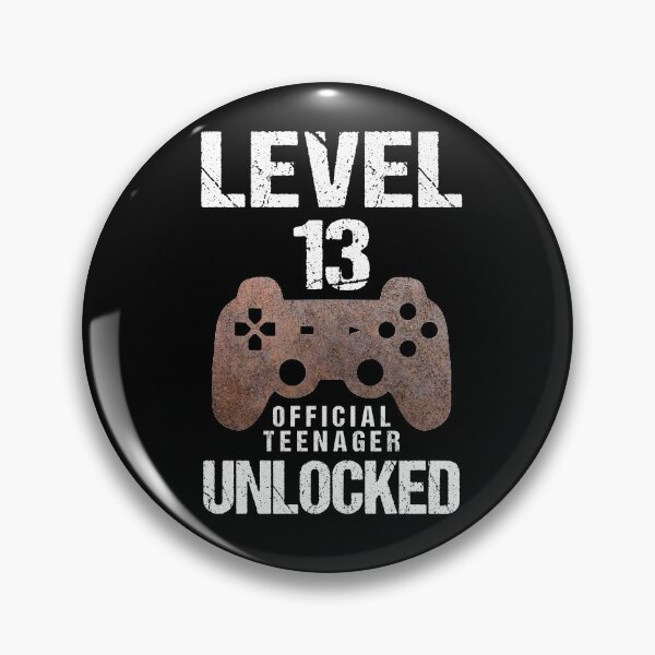 Item preview, Level 13 Unlocked Teenager Boy 13 Birthday Gamer designed and sold by Lenny Stahl.
