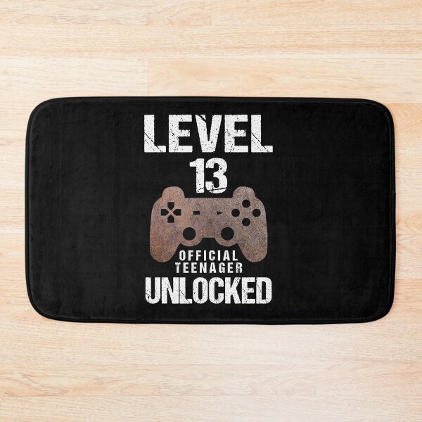 Item preview, Level 13 Unlocked Teenager Boy 13 Birthday Gamer designed and sold by Lenny Stahl.
