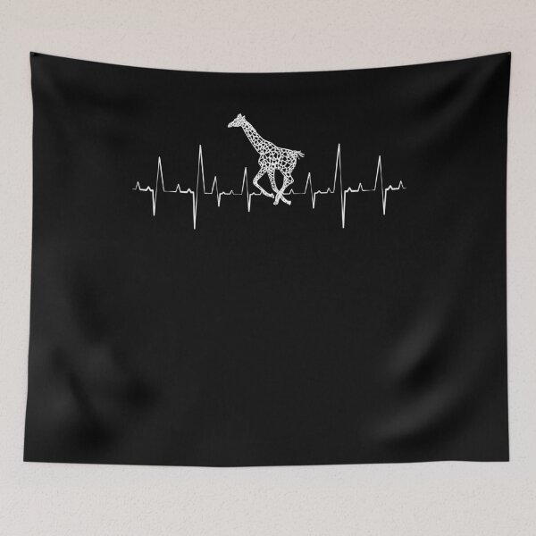 Item preview, Giraffe Lovers Gift Funny Heartbeat designed and sold by shirti.