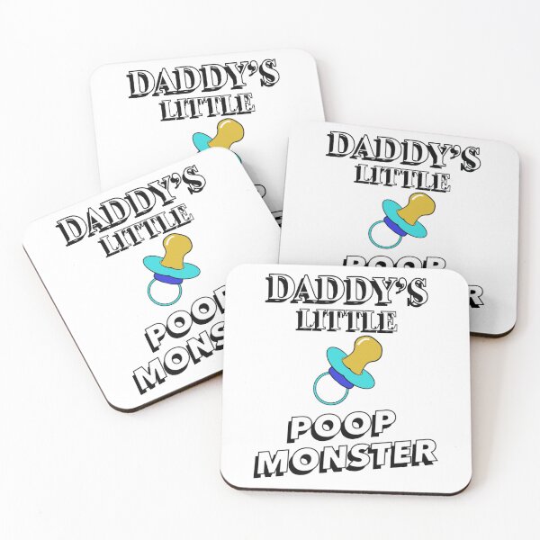 Item preview, Daddys Little Poop Monster - Blue designed and sold by BusyMonkeys.