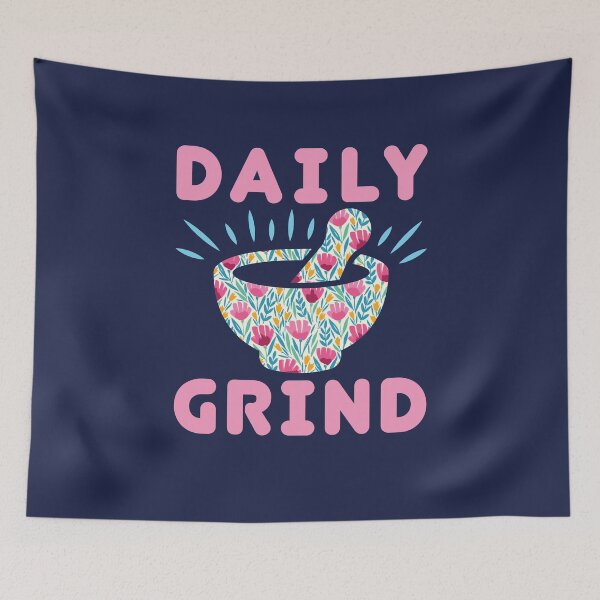 Item preview, Daily Grind Pharmacist Pharmacy Tech Mortar and Pestle designed and sold by jaygo.
