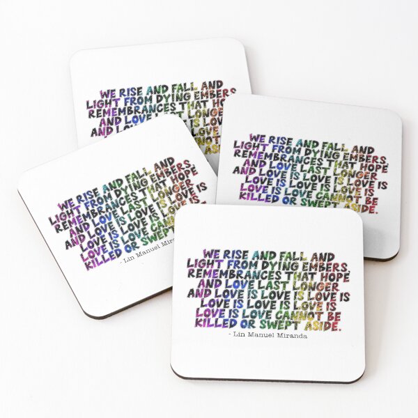 Item preview, Love is Love is Love Quote LinManMir designed and sold by baranskini.