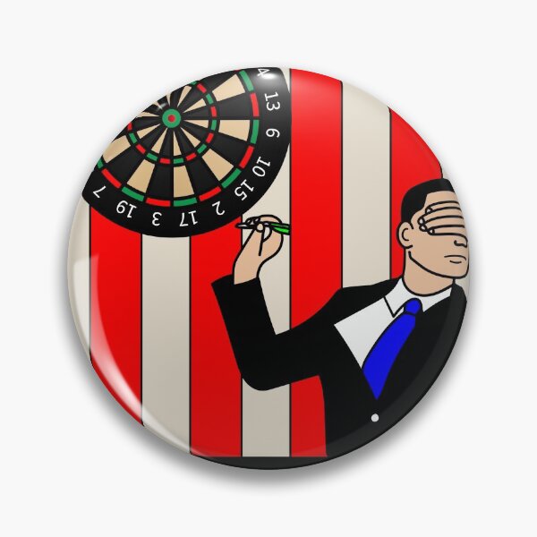 Artikelvorschau, Dartscheibe Dartspieler mit Dartpfeile entworfen und verkauft von flofin.