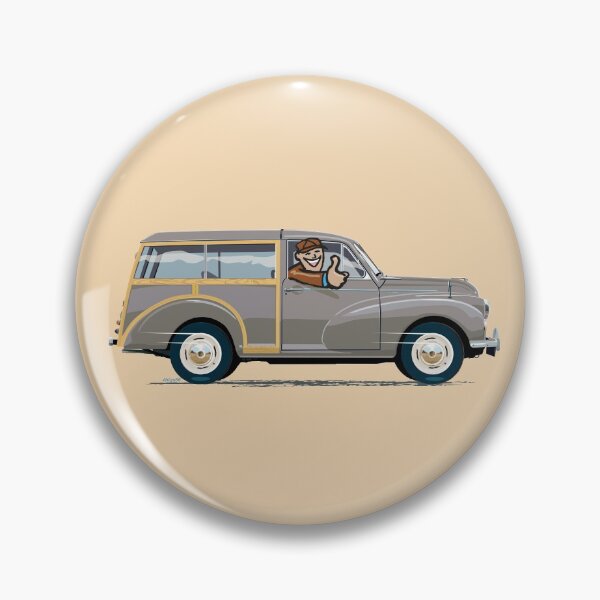Item preview, Morris Minor Traveller in Rose Taupe designed and sold by Bigs66.