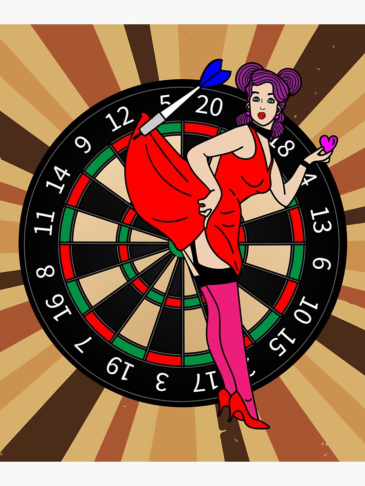 Beer Maid Dart Board