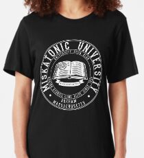 Miskatonic University Book Club Slim Fit T-Shirt
