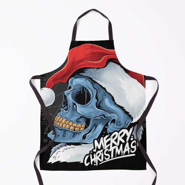 Item preview, christmas skull wearing santa claus hat vector designed and sold by teemix.