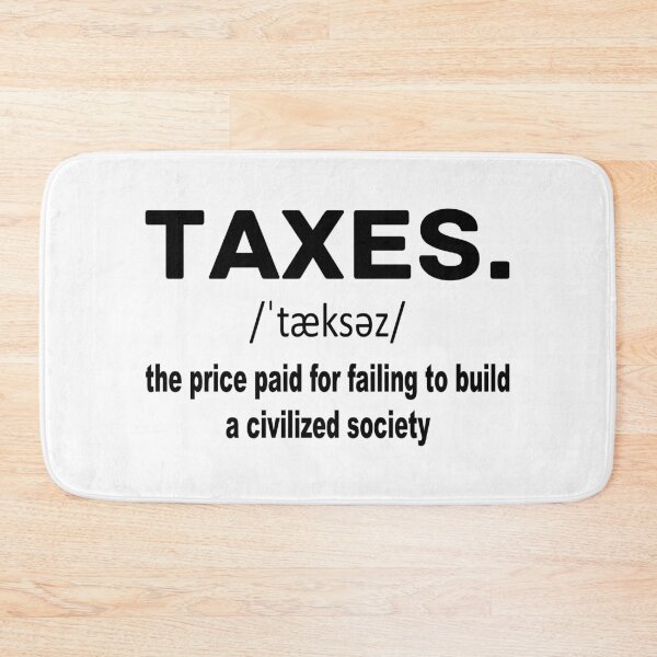 Item preview, Taxes (light background) designed and sold by krinima.