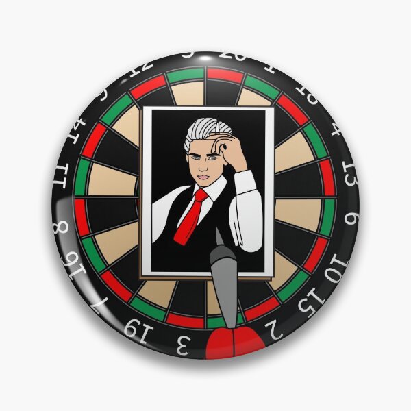 Artikelvorschau, Dartscheibe Dartspieler mit Dartpfeile entworfen und verkauft von flofin.