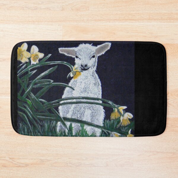 Item preview, spring lamb and daffodils designed and sold by angipangi7.