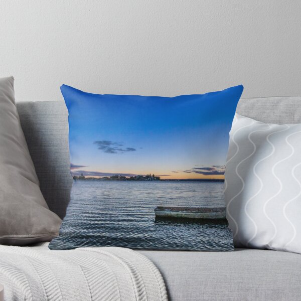 Item preview, Sunset with boat moored designed and sold by VinImagery.